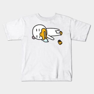 KakaoTalk Muzi and Con Character (Knocked Out) Kids T-Shirt